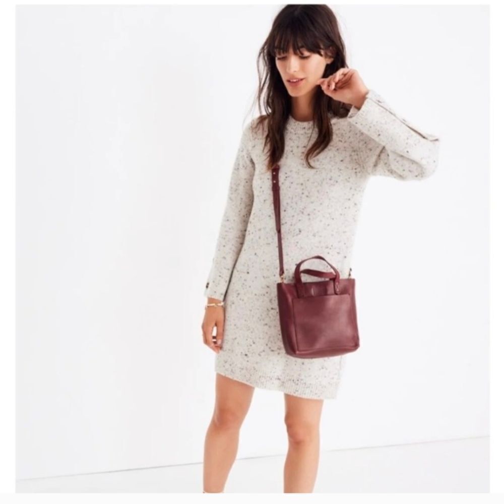 Madewell donegal merino wool sweater dress S